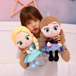 Disney-karaktärer gosedjur från Frozen i kawaii anime- och prinsessstil, 30–40 cm
