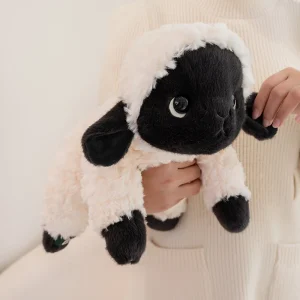 Får gosedjur, fluffig och söt, svartvitt liten fårdocka sött, 18–45 cm 10 Får gosedjur, fluffig och söt, svartvitt liten fårdocka sött, 18–45 cm