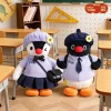 Söta Pingu-karaktärer som plyschdockor med nyckelring i examensserien för födelsedag