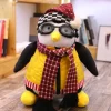 Friends Hugsy pingvin gosedjur för fans, Joeys vän med avtagbara kläder, 27–47 cm