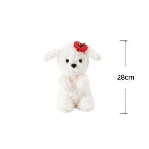 Sött hund gosedjur i kawaii-stil för samling, sovsällskap och födelsedagspresent