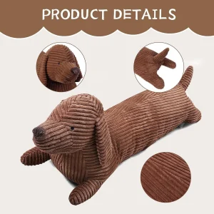 Dachshund som hundgosedjur, lång kroppskudde med söt och rolig stil, 50–110 cm 8 Dachshund som hundgosedjur, lång kroppskudde med söt och rolig stil, 50–110 cm