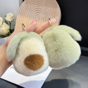 Avokadomotiv på söt kanindocka i kawaii-stil, som bilnyckelring och ryggsäckshänge 12 Avokadomotiv på söt kanindocka i kawaii-stil, som bilnyckelring och ryggsäckshänge