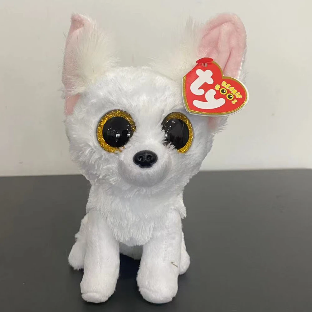 Ty Beanie Boos Phoenix, vitt räv gosedjur i anime-stil från djurkollektionen 2 Ty Beanie Boos Phoenix, vitt räv gosedjur i anime-stil från djurkollektionen - Bild 2