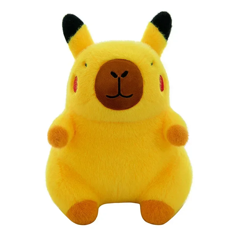 Sött Pokémon Pikachu kapybara gosedjur, kawaii-djurkudde för barn, 40–50 cm 7 Sött Pokémon Pikachu kapybara gosedjur, kawaii-djurkudde för barn, 40–50 cm - Bild 7
