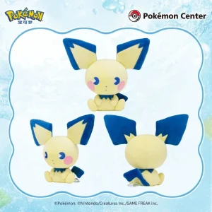 Pokémon-karaktärer i kawaii-stil som mjukisdockor, väskberlocker och samlarprydnader