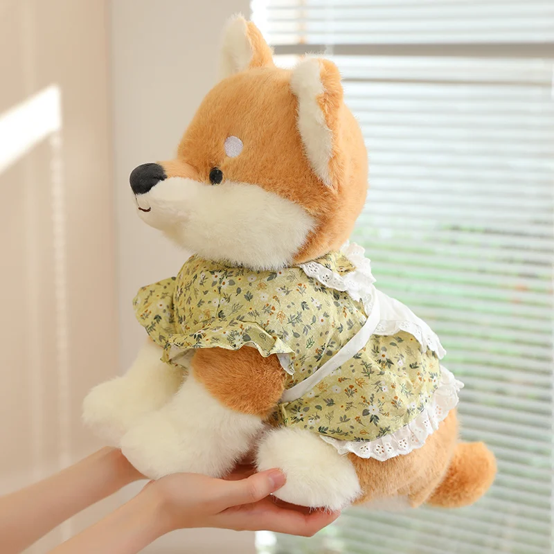 Shiba Inu som hund gosedjur och hundkudde, supersöt och klädd, 25–35 cm, julklapp 4 Shiba Inu som hund gosedjur och hundkudde, supersöt och klädd, 25–35 cm, julklapp - Bild 4