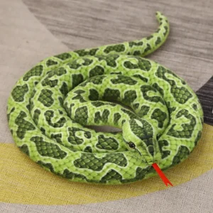 Python gosedjur, lång och jättestor med realistisk design i gyllene ton, 200 cm 7 Python gosedjur, lång och jättestor med realistisk design i gyllene ton, 200 cm