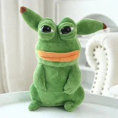 Pepe gosedjur som grodakudde, Ugly och Sad expression, groda sorgsen, 25 cm