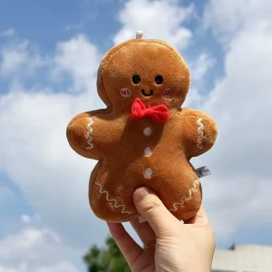 Gingerbread man som nyckelring, söt och Chocolate cookie design, 17 cm