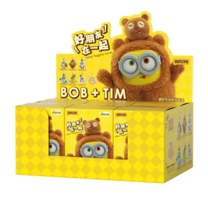 Minions Bob och Tim, fluffiga nyckelringar med cosplaykläder för barn och fans som present 15 Minions Bob och Tim, fluffiga nyckelringar med cosplaykläder för barn och fans som present