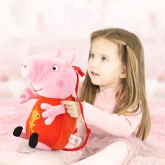Gris som nyckelring, Peppa or George och söt, ryggsäck grisfigur tecknad stil