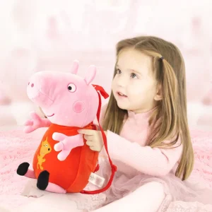 Gris som nyckelring, Peppa or George och söt, ryggsäck grisfigur tecknad stil