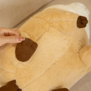 Kawaii-inspirerat nutria gosedjur som verklighetstrogen kramkudde med bävermotiv, 45–60 cm 9 Kawaii-inspirerat nutria gosedjur som verklighetstrogen kramkudde med bävermotiv, 45–60 cm
