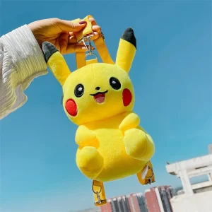 Alternative view of Pokémon Pikachu-ryggsäck i kawaii djurform, japansk animestil för barns skoldagar