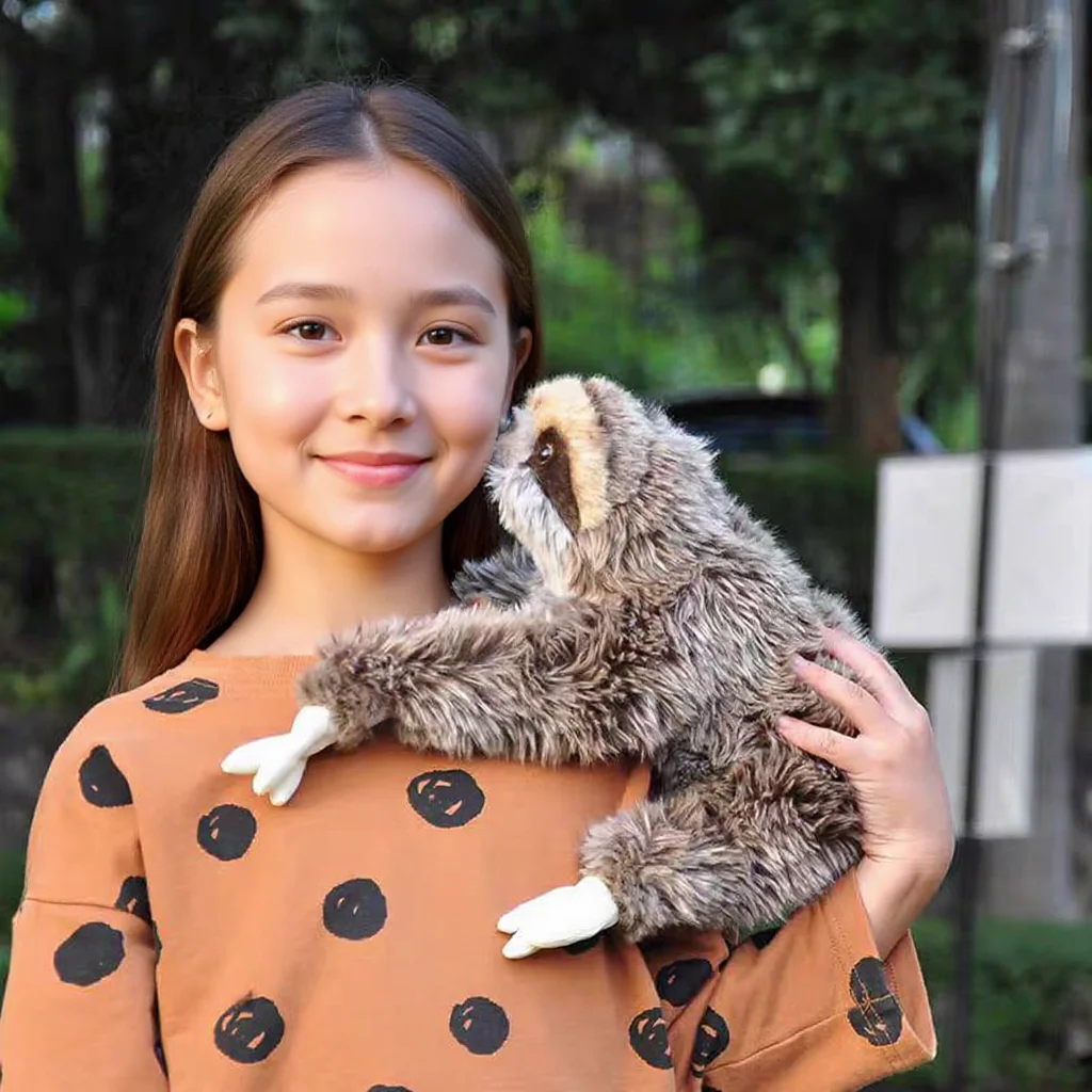 Sloth gosedjur som extra mjuk kramdocka med gullig design och lugnande effekt 3 Sloth gosedjur som extra mjuk kramdocka med gullig design och lugnande effekt - Bild 3
