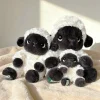 Valais Blacknose-får och lamm, mjuk kawaii-nyckelring som väskhänge med svart ansikte 17 Valais Blacknose-får och lamm, mjuk kawaii-nyckelring som väskhänge med svart ansikte