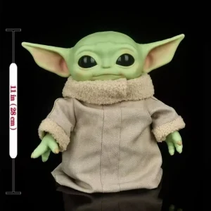 Star Wars Yoda gosedjur Baby Grogu, söt samlarfigur från The Mandalorian, 17–28 cm
