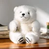 Björn gosedjur som björnkudde, kawaii och fluffig, plyschkudde stil, 15–30 cm 13 Björn gosedjur som björnkudde, kawaii och fluffig, plyschkudde stil, 15–30 cm