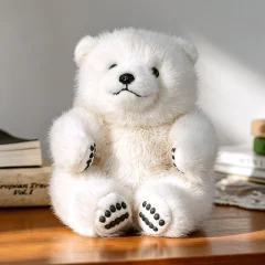 Björn gosedjur som björnkudde, kawaii och fluffig, plyschkudde stil, 15–30 cm