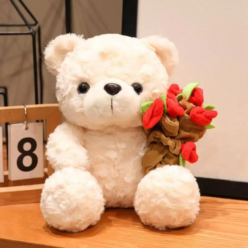 Björn gosedjur, kawaii och söt, blommor kärlekstema gullig stil 2 Björn gosedjur, kawaii och söt, blommor kärlekstema gullig stil - Bild 2