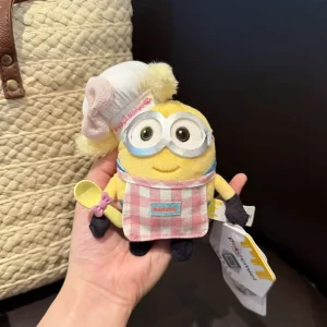 Potdemiel Minions Bob-docka med stråhatt, tecknad samlarfigur som present 37 Potdemiel Minions Bob-docka med stråhatt, tecknad samlarfigur som present