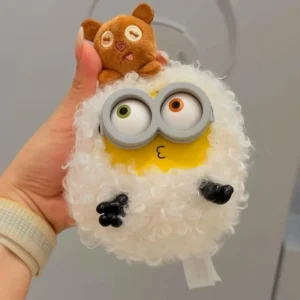 Minions Bob och Tim, fluffiga nyckelringar med cosplaykläder för barn och fans som present 12 Minions Bob och Tim, fluffiga nyckelringar med cosplaykläder för barn och fans som present