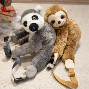 Rymlig djurformad ryggsäck med långa öron och söta motiv av lejon, koala och kanin 18 Rymlig djurformad ryggsäck med långa öron och söta motiv av lejon, koala och kanin
