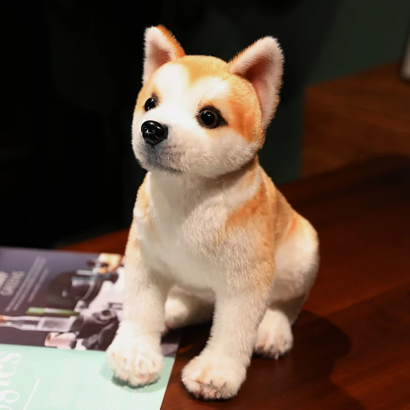 Fluffigt hund gosedjur med naturtroget Akita- och Shiba Inu-valputseende, för barn 8 Fluffigt hund gosedjur med naturtroget Akita- och Shiba Inu-valputseende, för barn - Bild 8