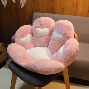 Sittdyna med söt kattass i kawaii-stil, 60 cm, för hemmet, kontoret och vila