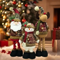 Djurfigurer som nyckelring, Retractable och Santa Claus option