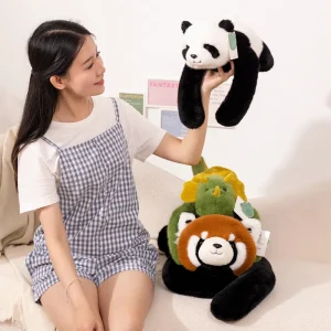 Söta björn gosedjur med långa armar, panda, dinosaurie och koala att bära på ryggen 17 Söta björn gosedjur med långa armar, panda, dinosaurie och koala att bära på ryggen