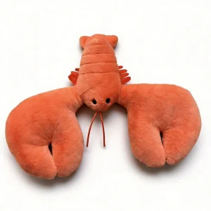 Lobster gosedjur i kawaii-stil, mjuk kudde med krabba och räka, julklapp för barn