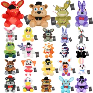Söta FNAF-gosedjur med Five Night At Freddy-karaktärer, som present för barn, 18 cm