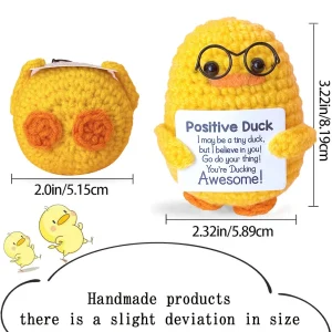 Kattgosedjur i miniformat, handvirkat med rolig potatis, anka- och sköldpaddsdesign 100 Kattgosedjur i miniformat, handvirkat med rolig potatis, anka- och sköldpaddsdesign