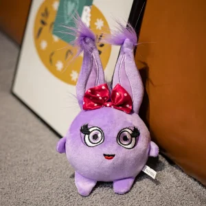 Fem söta regnbågsfärgade kanin gosedjur från Sunny Bunnies, presenter för barn 10 Fem söta regnbågsfärgade kanin gosedjur från Sunny Bunnies, presenter för barn
