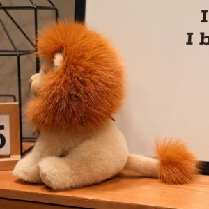 Lejon gosedjur som kramkudde, sött, kungligt och fluffigt, 23–25 cm, födelsedagspresent 11 Lejon gosedjur som kramkudde, sött, kungligt och fluffigt, 23–25 cm, födelsedagspresent