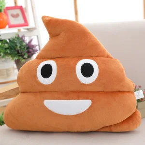 Djurfigurer gosedjur som plyschkudde, Poop-themed och kawaii, 25–45 cm