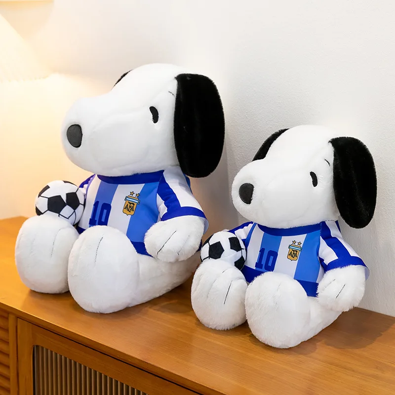 Snoopy som hund gosedjur i tecknad fotbollsstil, med tröja och boll, 35–50 cm 4 Snoopy som hund gosedjur i tecknad fotbollsstil, med tröja och boll, 35–50 cm - Bild 4