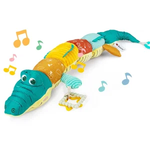 Musikaliskt chameleon gosedjur för nyfödda med skallra, prasselljud, bjällra och bitring 17 Musikaliskt chameleon gosedjur för nyfödda med skallra, prasselljud, bjällra och bitring