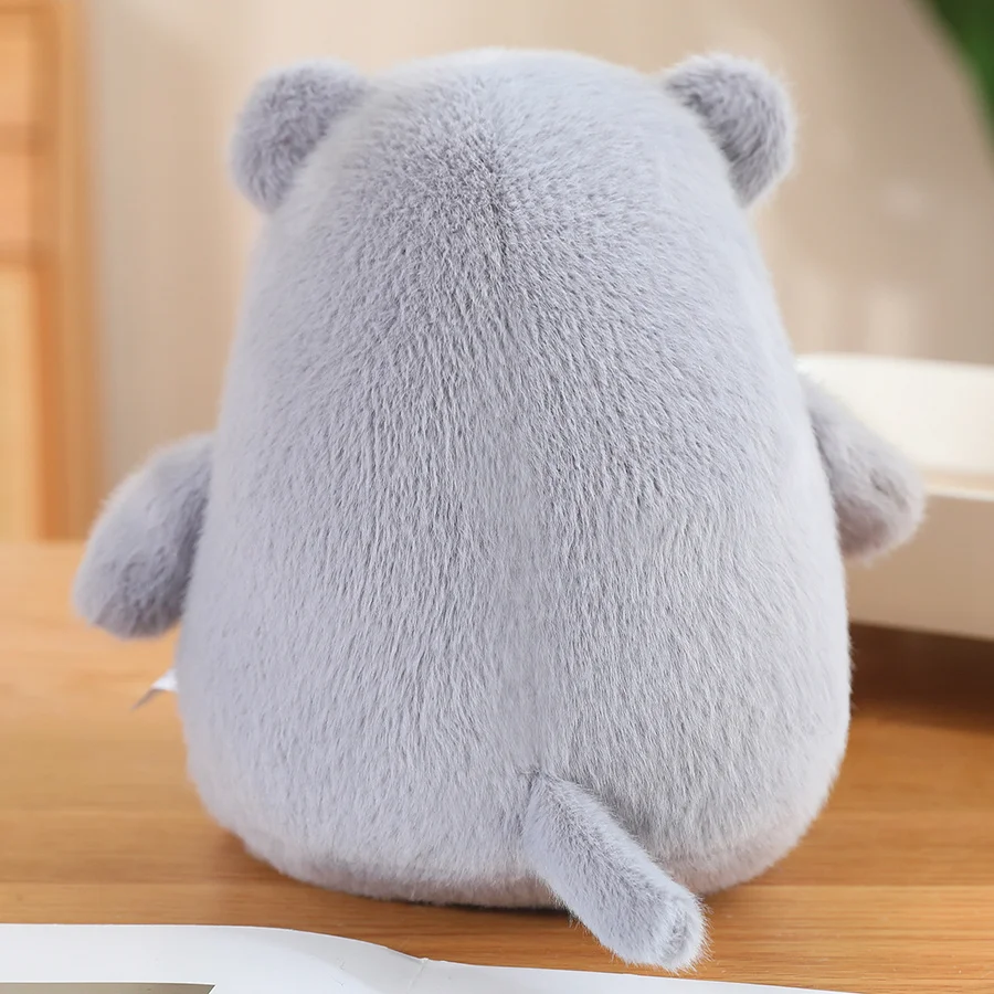 Hippopotamus gosedjur, fluffig plyschkudde med gullig tecknad design, 12–35 cm 3 Hippopotamus gosedjur, fluffig plyschkudde med gullig tecknad design, 12–35 cm - Bild 3