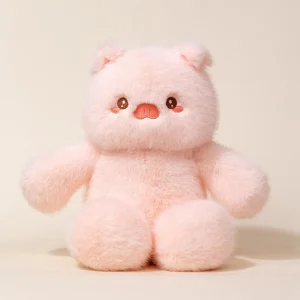 Katt gosedjur i form av springande björn eller kanin, med kawaii-stil och haklapp, 40 cm 24 Katt gosedjur i form av springande björn eller kanin, med kawaii-stil och haklapp, 40 cm
