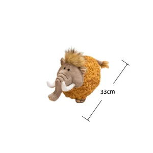 Elefant gosedjur i mammutdesign, klämbart och sött för rum, skrivbord och sömn