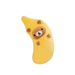 Rilakkuma gosedjur i Banana-serien, dekorativ superlång soffkudde, 35–80 cm, present 10 Rilakkuma gosedjur i Banana-serien, dekorativ superlång soffkudde, 35–80 cm, present