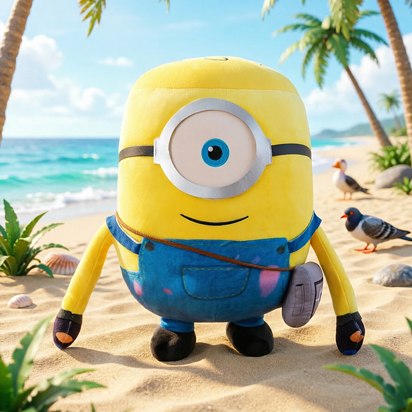 Minions gosedjur, söt mjuk figur i gult för barn och fans, som present och soffdekoration 8 Minions gosedjur, söt mjuk figur i gult för barn och fans, som present och soffdekoration - Bild 8
