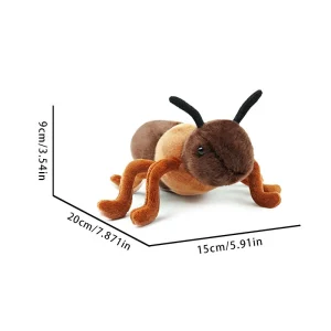 Ant gosedjur med söt, verklighetstrogen design och finurliga insektsdetaljer