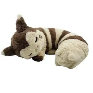 Söt och mjuk Pokémon-Furret-nackkudde samt lång kroppskudde för sovrum, 45 cm