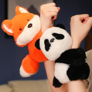 Kanin koala gosedjur, mjukt djurarmband med panda, räv och fler söta motiv för barn 18 Kanin koala gosedjur, mjukt djurarmband med panda, räv och fler söta motiv för barn