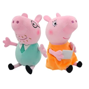 Peppa Pig familjeset för barn med George, dinosaurie, rosa docka och björn gosedjur 13 Peppa Pig familjeset för barn med George, dinosaurie, rosa docka och björn gosedjur