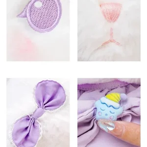 Japanskinspirerat kawaii kanin gosedjur i Lolita-stil, med björnvariant för barn 12 Japanskinspirerat kawaii kanin gosedjur i Lolita-stil, med björnvariant för barn